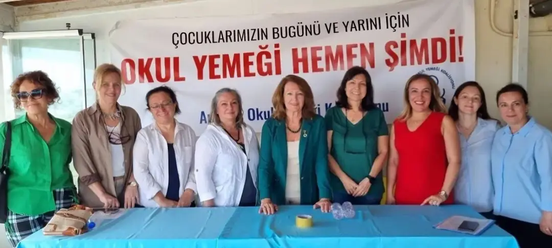 9 Mayıs'ta Antalya Okul Yemeği Koalisyonu Bileşeni olarak Basın Toplantısında görüş bildirdik